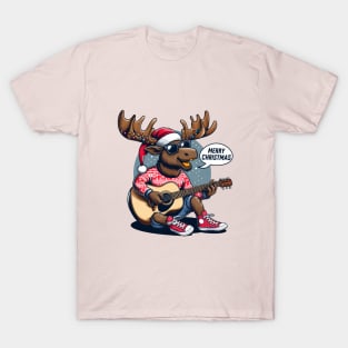 Merry Christmoose Moose Christmas 2024 T-Shirt